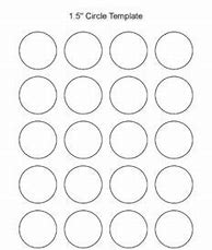 Image result for 1.5 Circle Template Printable