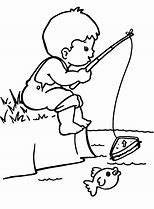 Image result for Fishing Clip Art Black and White Vector