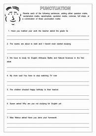 Image result for Punctuation Practice
