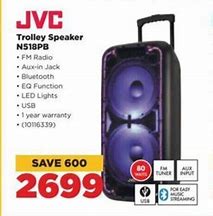 Image result for JVC Trolley Speaker N518pb