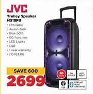 Image result for JVC Trolley Speaker N518pb
