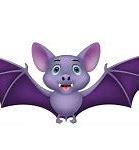 Image result for Curved Bat Cartoon