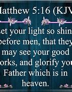 Image result for KJV Bible Verses Show Your Light