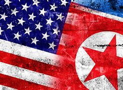 Image result for North Korea and USA Flag