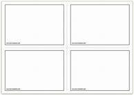 Image result for Blank Template for 4 X 5 Card