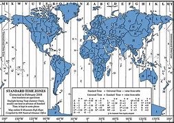 Image result for International Time Zones Map Printable