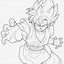 Image result for Kid Goku Black and White