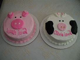 Image result for Farm Animal Smash Cake