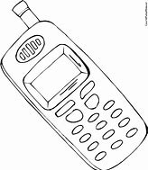 Image result for Cell Phone Drawing