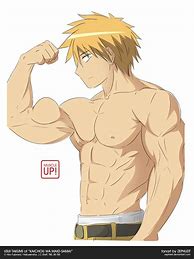 Image result for Super Buff Anime Guy