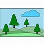 Image result for How to Draw a Landscape for Children
