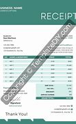 Image result for Thermal Printer Receipt Template Excel