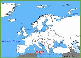 Image result for Malta On Map of Europe