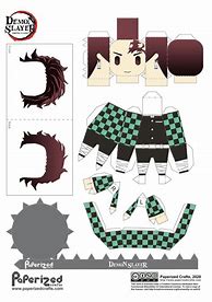Image result for Papercraft Anime Demon Slayer