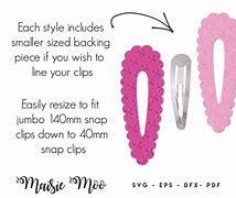Image result for Printable Snap Clip Template