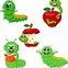Image result for Worm in Apple Cartoon