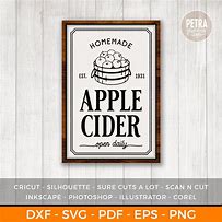 Image result for Apple Cider Sign SVG