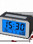Image result for Sharp Digital Alarm Clock Blue