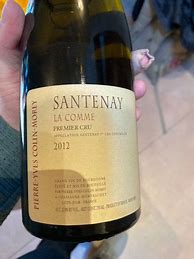 Image result for Pierre Yves Colin Morey Santenay Comme Blanc