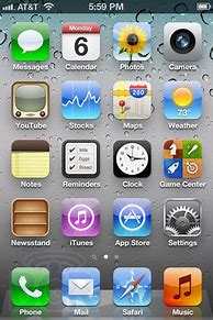 Image result for iPhone 5 Default Home Screen