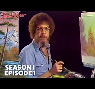 Image result for Bob Ross First Painting On the Show