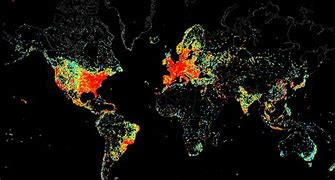 Image result for Internet Usage Map