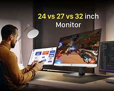 Image result for How Big 27-Inch Monitor