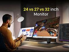 Image result for 27-Inch Monitor Next to 24 Inch
