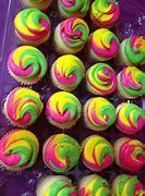 Image result for Neon Cupcakes