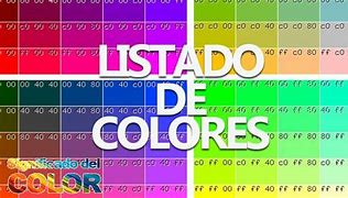 Image result for Lista De Color ES En Español