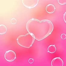 Image result for Heart Bubbles On Balack Bacdrop