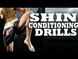 Image result for Muay Thai Shin Conditioning