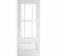 Image result for White Primed Half Glazed Back Door