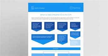 Image result for Modifier 25 Cheat Sheet