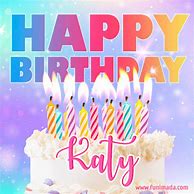 Image result for Happy Birthday Katy Graphics