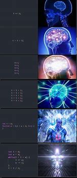 Image result for Pentation Maths Galaxy Brain Meme