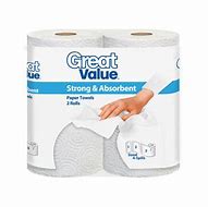 Image result for Great Value Paper Towels and Bath Tissue