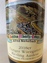 Image result for Alfred Merkelbach Erdener Treppchen Riesling Auslese #7