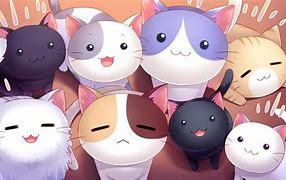 Image result for Aesthetic Cat Background Animated for PC