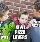 Image result for Kiwi Pizza Meme