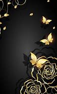 Image result for Black Background with Gold Rose