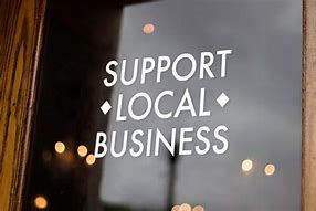 Image result for Support Local Business Stickers