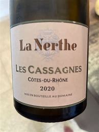 Image result for Nerthe Cotes Rhone Cassagnes Nerthe Blanc