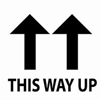 Image result for Open This Way Up Label