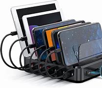 Image result for Phone Charging Station with Permanent Charger