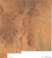 Image result for New Mexico Topographic Map