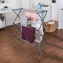 Image result for Space-Saving Laundry Drying Rack