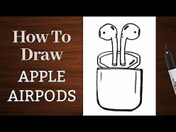 Image result for iPhone 8 with Air Pods Drawing
