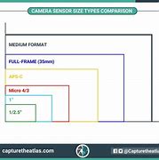 Image result for Digital Camera Sensor Sizes Compared