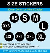 Image result for Custom Sticker Sizes